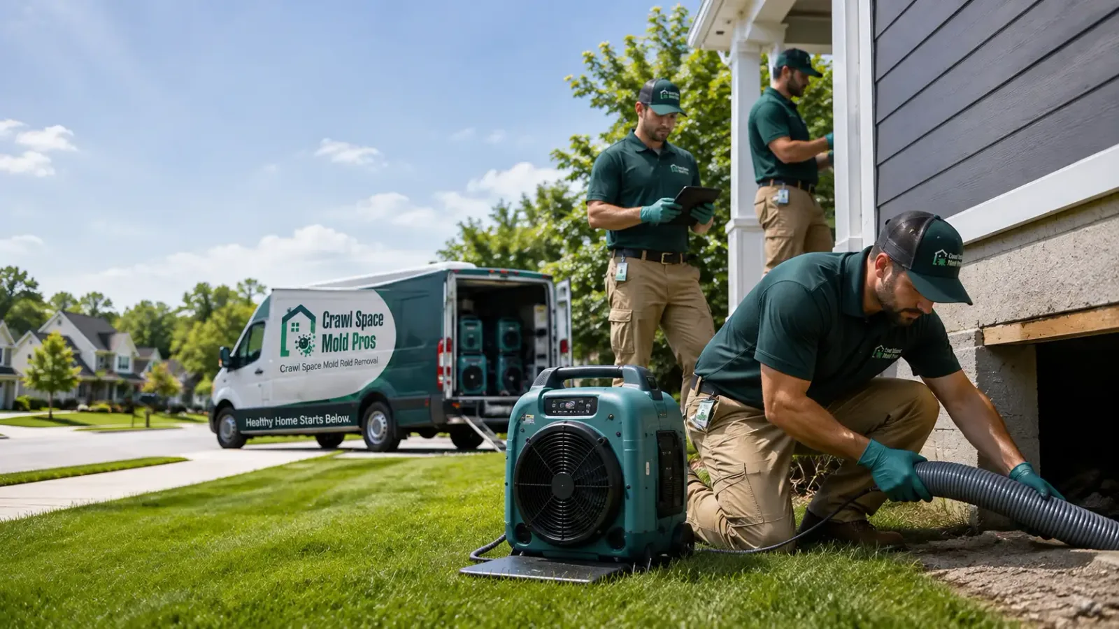 Crawl Space Mold Removal in Alviso, CA